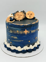 Celestial Sky Buttercream Cake