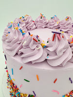 Lavendar Sprinkle Cake