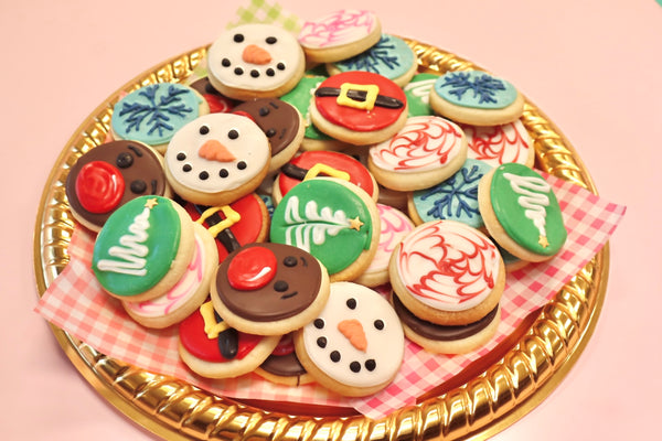 Christmas Rounds Cookie Tray