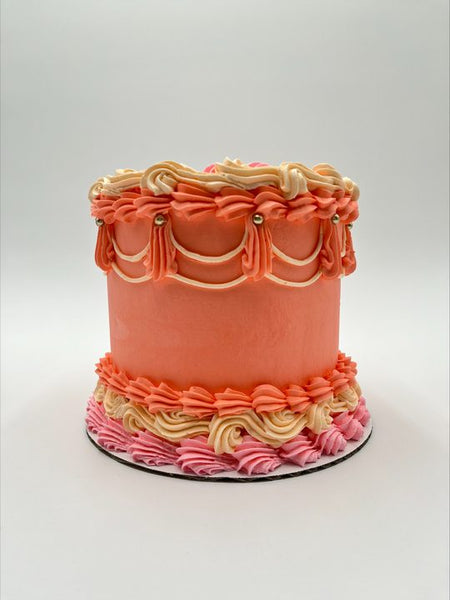 Vintage Charm Buttercream Cake