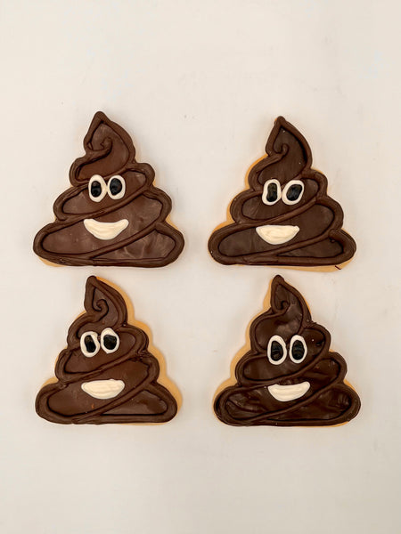 Poop Emojis Cookie Set