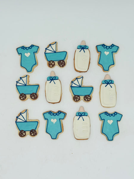 Baby Boy Cookies
