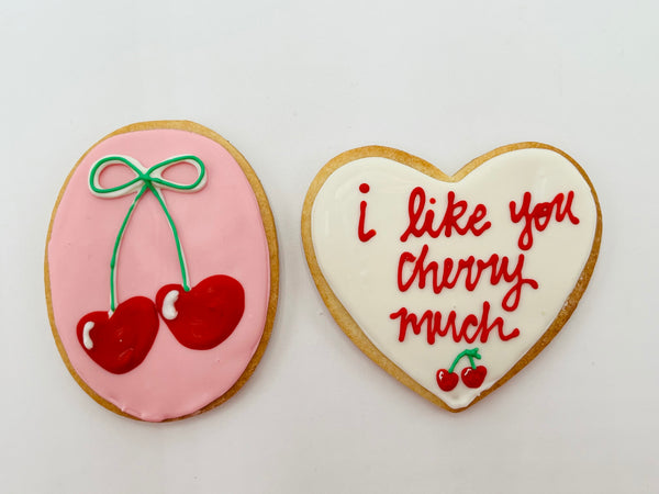 I Like You Cherry Much Cookie Set