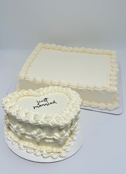 'Just Married' Cake Bundle