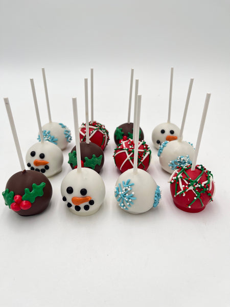 12 Assorted Holiday Cake Pops
