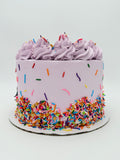 Lavendar Sprinkle Cake