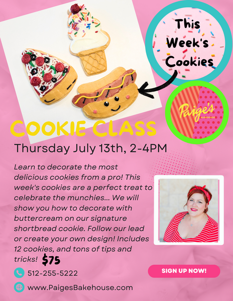 Cookie Class (July 13th)