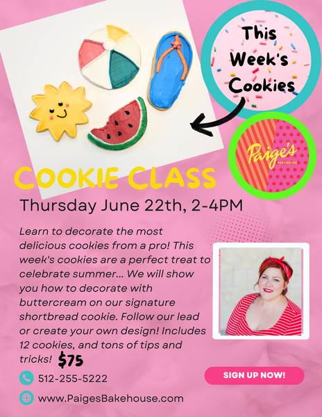 Cookie Class (June 22nd)