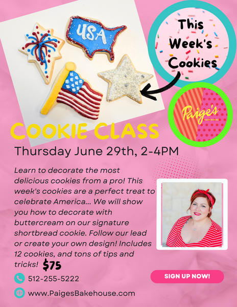 Cookie Class (June 29th)