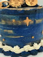 Celestial Sky Buttercream Cake