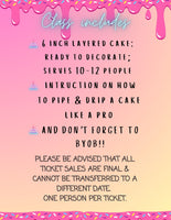 Desert Sky Cake Workshop