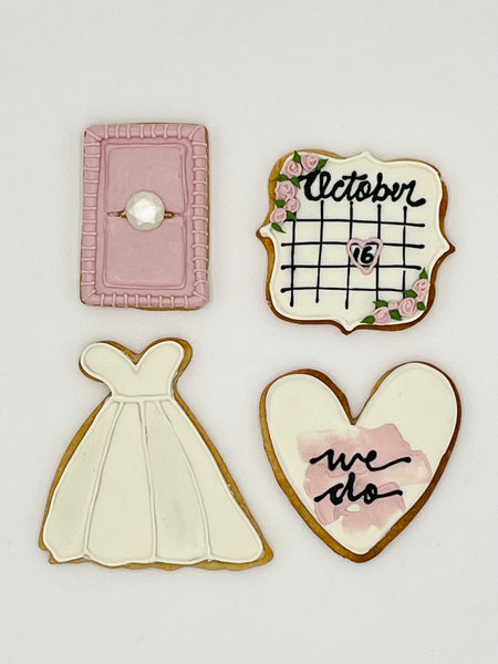 ‘We Do’ Bridal Cookie Set