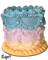 Ombré Vintage Cake