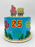 Sponge Bob "What's Funnier Than 24" Birthday Cake