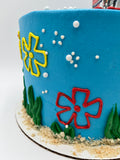 Sponge Bob "What's Funnier Than 24" Birthday Cake