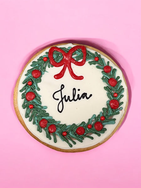 Christmas Wreath Cookie