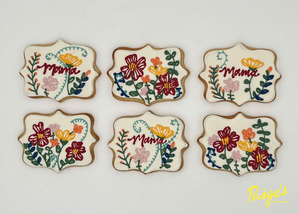 Mama Floral Cookie Set