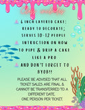 Under the Sea Cake Workshop