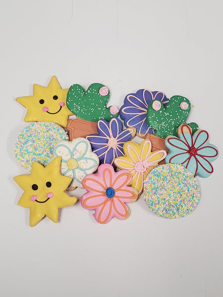 Decorated Spring Cookie Box