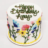 Wildflower Buttercream Cake