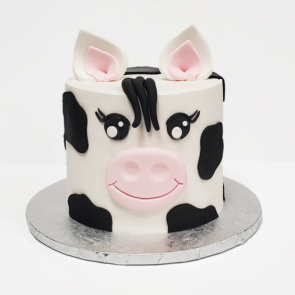 Cow Fondant Cake