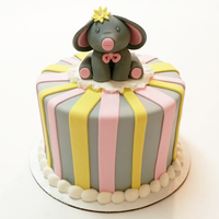 Elephant Fondant Cake