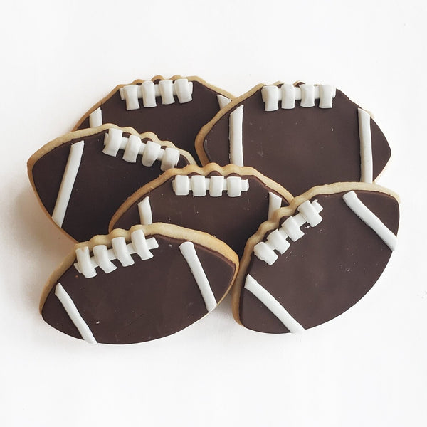 Custom Football Cookies