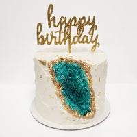 Geode Rock Buttercream Cake