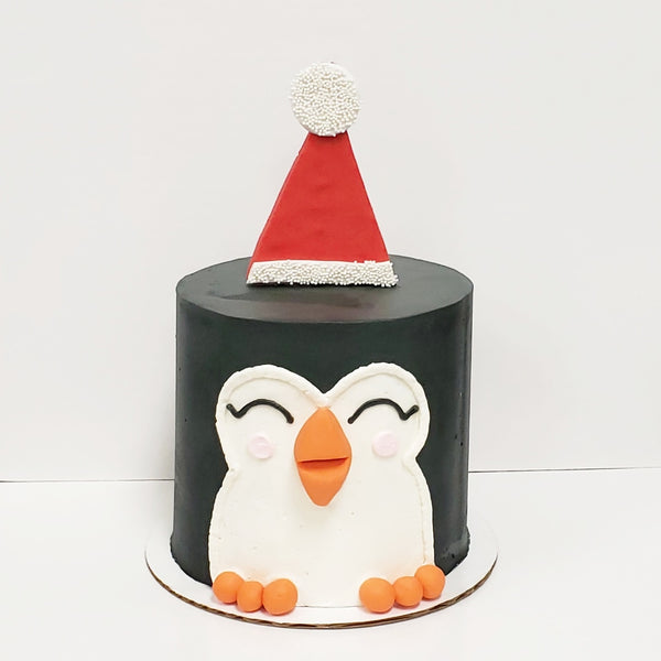 Penguin Holiday Cake