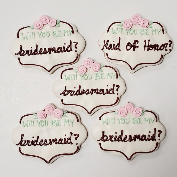 Bridesmaid Cookies