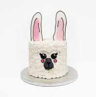 Llama Fondant Cake
