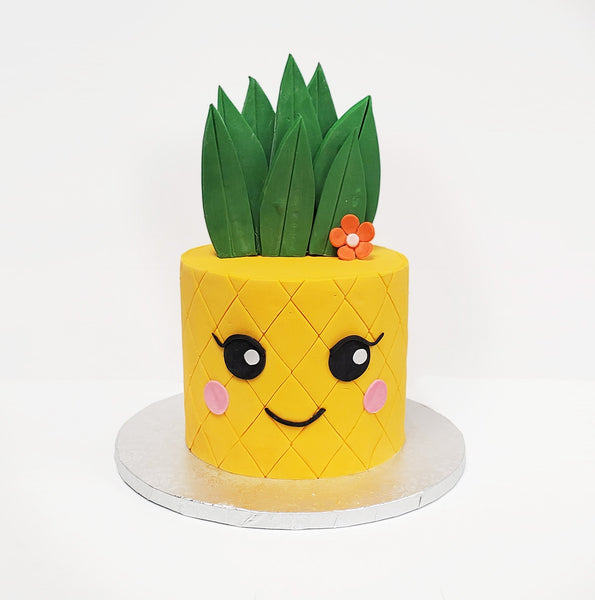 Pineapple Fondant Cake
